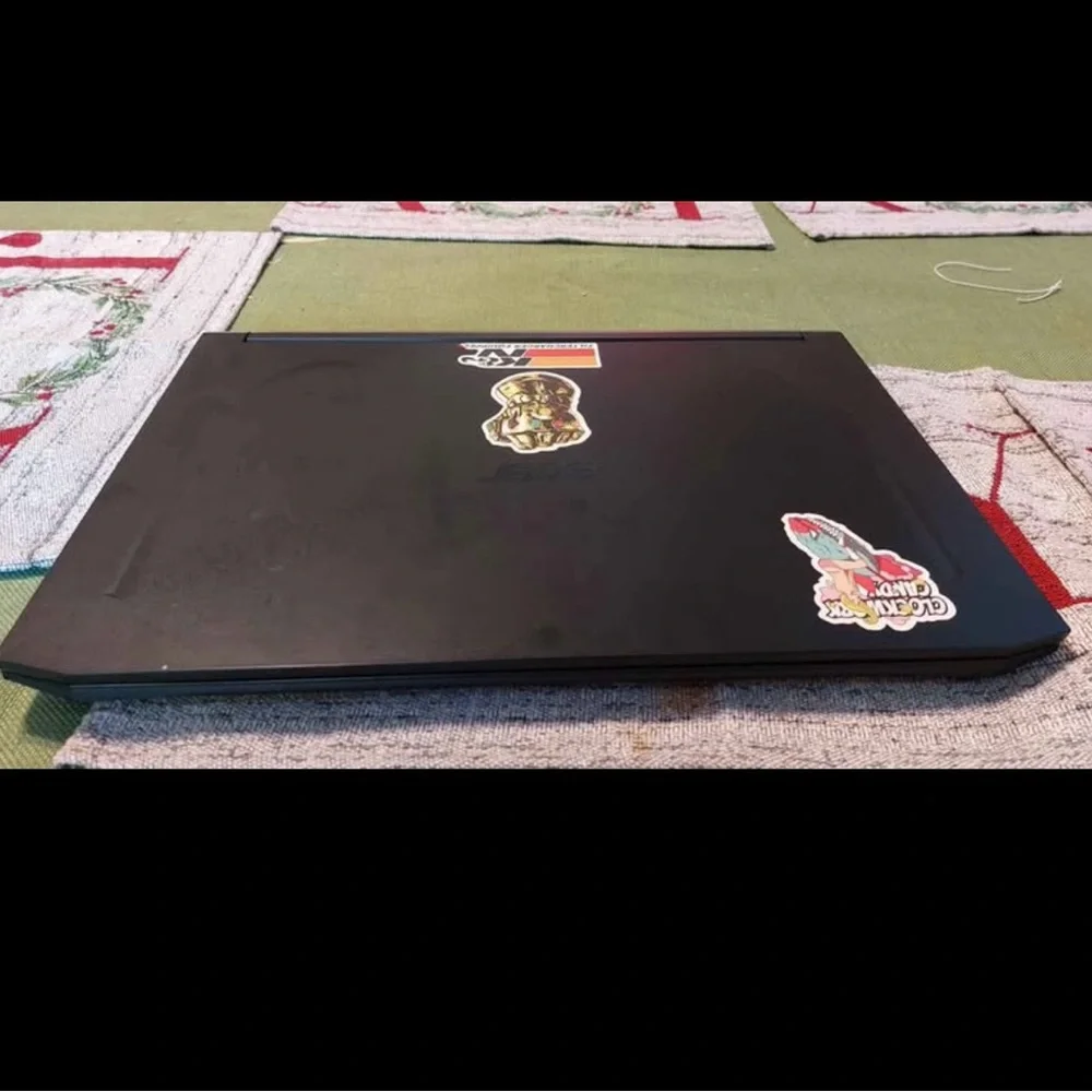 Sleek Black Laptop with Modern Design and Matte Finish acer nitro 5